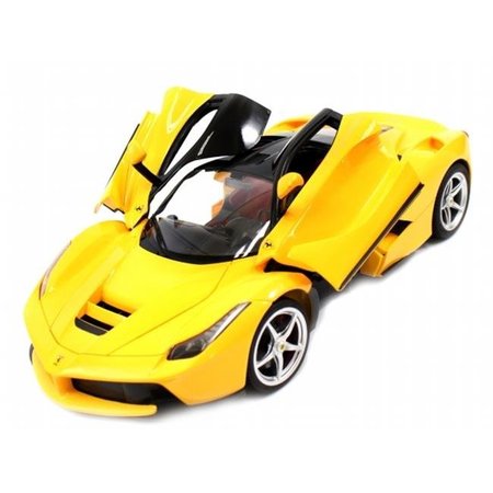AZ TRADING & IMPORT AZ Trading & Import FLF14Y 1 - 14 Ferrari La Ferrari Radio Remote Control Model Car; Yellow FLF14Y